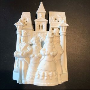 PartyLite Village Carolers Candle Holder Holiday Decor